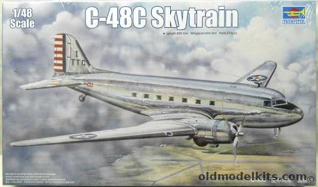 Trumpeter 1/48 C-48C Skytrain - (C48), 02829 plastic model kit